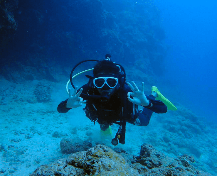 Taking your advanced scuba dive certification course in Japanese is great immersion, literally sink or swim! I've always felt like my Japanese ability improved whenever my life was on the line.